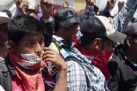 Miércoles 10 de abril del 2019. San Cristóbal de las Casas. Indígenas y campesinos de diferentes organizaciones sociales marchan recordando el asesinato de Emiliano Zapata