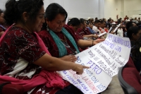 Martes 30 de abril del 2019. Tuxtla Gutiérrez. Habitantes de Chalchihuitan piden la desaparición de poderes en esta comunidad indígena durante la sesión del congreso local este medio día