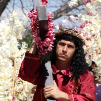 Viernes 3 de abril del 2015. Chiapa de Corzo. Viacrucis. Los Chamales y Ramilletes son als ofrendas elaboradas con flor de mayo que se elaboran en las fiestas patronales de esta comunidad de la ribera del Grijalva.