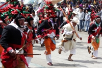Miércoles 10 de febrero del 2016. San Juan Chamula. La ceremonia del Kinta Jimultik o Fuego Nuevo es la celebración que los indígenas tsotsiles realizan al inicio de la cuaresma donde los rituales costumbristas asombran a los visitantes de esta localidad 