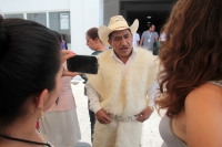 Jueves 12 de abril del 2018. Tuxtla Gutiérrez. Continúan las inscripciones de los candidatos indí­genas para cargos de elección popular en las instalaciones del IEPC-Chiapas.  En la imagen Fortunato Hernández Gómez, candidato del PRI a una diputació
