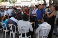 Domingo 13 de agosto del 2017. Chiapa de Corzo. Durante la manifestación de solidaridad de organizaciones sociales al pueblo chiapacorceño, los habitantes hablan sobre el temor causado a quienes utilizan las redes sociales como medio de comunicación por l