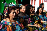 Domingo 13 de enero del 2019. Chiapa de Corzo. Las Chiapanecas se preparan para llevar las felicitaciones a San Sebastián desde la Iglesia del Señor de Acapetahua esta tarde en esta comunidad de la ribera del Río Grande