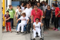 Miércoles 24 de mayo del 2017. Tuxtla Gutiérrez. Las enfermeras del Hospital Regional Rafael Pascasio Gamboa dan a conocer los acuerdos que se han logrados después de más de 500 horas de esta segunda jornada de huelga de hambre en el Movimiento del Sector