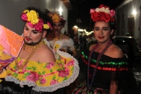 Lunes 8 de enero del 2018. Chiapa de Corzo. Las Chuntá o Chuntaes son personajes que recorren las calles de la ciudad durante la llamada Fiesta Grande de Chiapa donde se festejan los santos patrones de la colonial ciudad de la ribera del Grijalva