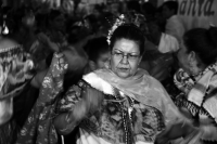 Lunes 8 de enero del 2018. Chiapa de Corzo. Las Chuntá o Chuntaes recorren las calles durante la llamada Fiesta Grande de Chiapa donde se festejan los santos patrones de la colonial ciudad de la ribera del Grijalva