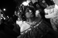 Lunes 8 de enero del 2018. Chiapa de Corzo. Las Chuntá o Chuntaes son personajes que recorren las calles de la ciudad durante la llamada Fiesta Grande de Chiapa donde se festejan los santos patrones de la colonial ciudad de la ribera del Grijalva