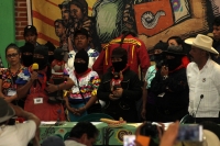 Domingo 28 de mayo del 2017. San Cristóbal de las Casas. Durante la asamblea constitutiva del Concejo Indígena de Gobierno del CNI y del EZLN y su representación de su vocera y candidata a las elecciones a la presidencia de México en las próximas eleccion