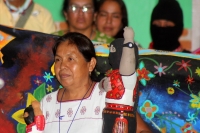 Domingo 28 de mayo del 2017. San Cristóbal de las Casas. Durante la asamblea constitutiva del Concejo Indígena de Gobierno del CNI y del EZLN y su representación de su vocera y candidata a las elecciones a la presidencia de México en las próximas eleccion