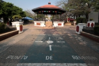 Miércoles 8 de abril del 2020. Tuxtla Gutiérrez. Las plazas de las ciudades de Chiapa de Corzo y Tuxtla son acordonadas por las Brigadas de Salud como medida de prevención de contagios del Coronavirus