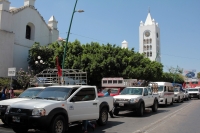 Miércoles 28 de febrero del 2018. Tuxtla Gutiérrez. La CIOAC protesta este medio dí­a bloqueando el primer cuadro de la ciudad