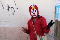 Lunes 12 de febrero del 2018. Ocosocuautla de Espinosa. Las Máscaras del Carnaval de Coita. Los Personajes ataviados con máscaras y vestimenta representativa recorren los diferentes barrios y las casas de fiesta Cohuinas donde bailan y gritan durante lo