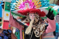 Lunes 12 de febrero del 2018. Ocosocuautla de Espinosa. Las Máscaras del Carnaval de Coita. Los Personajes ataviados con máscaras y vestimenta representativa recorren los diferentes barrios y las casas de fiesta Cohuinas donde bailan y gritan durante lo