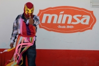 Lunes 12 de febrero del 2018. Ocosocuautla de Espinosa. Las Máscaras del Carnaval de Coita. Los Personajes ataviados con máscaras y vestimenta representativa recorren los diferentes barrios y las casas de fiesta Cohuinas donde bailan y gritan durante lo