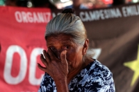 Jueves 27 de diciembre del 2018. Tuxtla Gutiérrez. Los pobladores del asentamiento 2 de Marzo ubicado en el norte de la ciudad denuncian las agresiones sufridas por militantes de la organización MOCRI quienes intentan desalojarlos