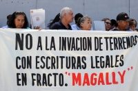 Viernes 20 de julio del 2018. Tuxtla Gutiérrez. Colonos de Berriozabal exigen que se detengan las invasiones antes de que termine el sexenio administrativo en Chiapas