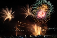 Lunes 21 de enero del 2019. Chiapa de Corzo. Aspecto de los Fuegos Artificiales desde el mirador de San Gregorio