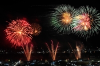 Lunes 21 de enero del 2019. Chiapa de Corzo. Aspecto de los Fuegos Artificiales desde el mirador de San Gregorio