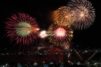 Lunes 21 de enero del 2019. Chiapa de Corzo. Aspecto de los Fuegos Artificiales desde el mirador de San Gregorio