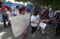 Domingo 22 de marzo del 2015. Tuxtla Gutiérrez. Los Chiapanecos en Defensa del Agua y organizaciones sociales realizan una manifestación en lo que llaman la toma simbólica de las instalaciones de Conagua en la capital de Chiapas.