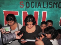 Viernes 15 de julio. Pobladores de la comunidad las Conchitas del municipio de Santo de Agua continúan las protestas  en las instalaciones de la Comisión Nacional de Derechos Humanos en la ciudad de San Cristóbal de las Casas después de ser desplazados po