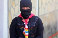 Miércoles 27 de diciembre del 2017. San Cristóbal de las Casas. Las representantes de las bases de apoyo del EZLN dan la bienvenida a los asistentes al segundo encuentro Conciencias por la Humanidad, Las Ciencias Contra el Muro que se realiza a partir d