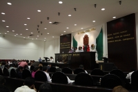 Lunes 28 de marzo. En sesión extraordinaria el Congreso del Estado da entrada al dictamen de la creación de la Nueva Ciudad Rural en Santiago del Pinar.