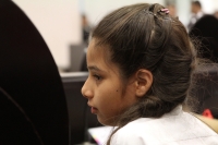 Lunes 30 de mayo. Niños de 40 municipios del estado de Chiapas participan esta mañana como diputados Infantiles en el Congreso Local mientras que los diputados locales no llenaron los espacios reservados para ellos.