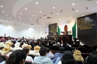 Martes 14 de noviembre del 2017. Tuxtla Gutiérrez. Aspecto de la sesión del Congreso local este medio dí­a.