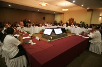 Esta mañana se lleva a cabo la XXXIV Reunión de Consejeros y Consejeras Presidentes del los organismos electorales de la s entidades federativas del país en la ciudad de Tuxtla Gutiérrez, Chiapas.