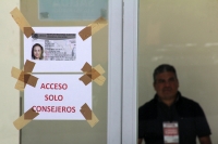 Domingo 30 de julio del 2017. Tuxtla Gutiérrez. La primera Sesión Extraordinaria del Consejo Estatal del partido Morena se realiza a puerta cerrada donde inician los procesos previos a las elección de representantes políticos.