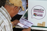 Jueves 25 de octubre del 2018. Esta mañana inicia la Consulta Nacional del Nuevo Aeropuerto, México Decide en las diferentes casillas instaladas en varias casillas distribuidas en el estado de Chiapas.