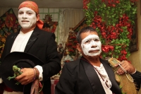 Jueves 20 de junio del 2019. Tuxtla Gutiérrez. Las familias pertenecientes a la comunidad Zoque recorren las calles con el rostro pintado de blanco durante las celebraciones del día de Corpus