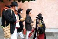 Jueves 20 de junio del 2019. Tuxtla Gutiérrez. Las familias pertenecientes a la comunidad Zoque recorren las calles con el rostro pintado de blanco durante las celebraciones del día de Corpus