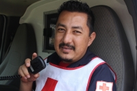 Lunes 8 de mayo del 2017. Tuxtla Gutiérrez. Los voluntarios, socorristas y técnicos en urgencias medicas conmemoran el día del nacimiento de Henry Dunant, el célebre fundador de la Cruz Roja Internacional, acompañando a la población con la práctica de sus