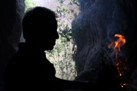 Domingo 30 de abril del 2017. Tuxtla Gutiérrez. La visita a la  Cueva de los Ramilletes se realiza en la víspera de día de la Santa Cruz en donde la comunidad  Zoque realiza la ofrenda  dentro de los ritos propiciatorios de esta comunidad de la depresión 