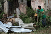 Sábado 16 de julio del 2020. Tuxtla Gutiérrez. Las afectaciones en las colonias periféricas del norte oriente de la ciudad ocasionado por el fenómeno meteorológico que los pobladores llaman La Culebra