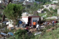 Sábado 16 de julio del 2020. Tuxtla Gutiérrez. Las afectaciones en las colonias periféricas del norte oriente de la ciudad ocasionado por el fenómeno meteorológico que los pobladores llaman La Culebra