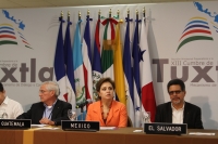 Lunes 16 de octubre. Reunión preparatoria de la Cumbre de Tuxtla.