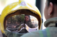Miércoles 7 de marzo del 2018. Tuxtla Gutiérrez. Dí­a Internacional de la Mujer. El equipo formado por rescatistas, técnicos en urgencias, personal de monitoreo, policí­as y de comunicación del Sistema Municipal de Protección Civil formado por mujere