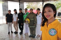 Miércoles 7 de marzo del 2018. Tuxtla Gutiérrez. Dí­a Internacional de la Mujer. El equipo formado por rescatistas, técnicos en urgencias, personal de monitoreo, policí­as y de comunicación del Sistema Municipal de Protección Civil formado por mujere