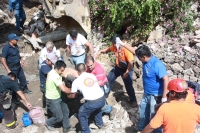 Viernes 1 de julio. Otro derrumbe en las obras del rio Sabinal atrapa a un trabajador ahora en las cercanías del boulevard del Fovisste.