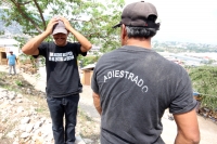 Martes 27 de mayo del 2014. Tuxtla Gutiérrez. Las fuerzas policiacas del estado de Chiapas acompañan el desalojo de los predios invadidos en las cercanías del fraccionamiento Vida Mejor y que los colonos denominan Colonia Manuel Velazco