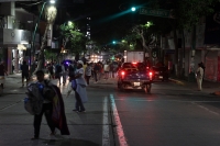 Martes 11 de julio del 2017. Tuxtla Gutiérrez. Esta madrugada el operativo inter institucional desaloja el cruce de la Avenida y Calle Central donde maestros de Secundarias técnicas se encontraban instalados.