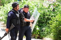 Jueves 4 de julio del 2019. Tuxtla Gutiérrez. Enfrentamientos entre estudiantes normalistas y la policía del estado de Chiapas.