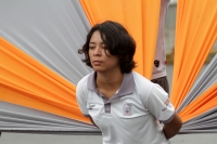 Martes 20 de noviembre del 2018. Tuxtla Gutiérrez. Los jóvenes y adultos mayores participan esta mañana en las actividades del desfile conmemorativo de la Revolución Mexicana, esta mañana en la Avenida Central de la capital del estado de Chiapas