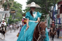 Viernes 20 de noviembre del 2015. Tuxtla Gutiérrez. Aspectos del desfile conmemorativo a la Revolución Mexicana, esta mañana en la capital del estado de Chiapas.