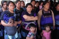 Lunes 12 de marzo del 2018. Tuxtla Gutiérrez. Las Familias desplazadas del ejjdo Puebla del municipio de Chenalho