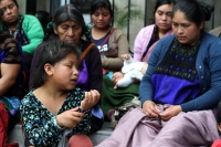 Miércoles 17 de octubre del 2018. Tuxtla Gutiérrez. Los desplazados de las comunidades de Los Altos de Chiapas no son atendidos en el congreso chiapaneco por lo que continuaran con las protestas en el centro de la ciudad.