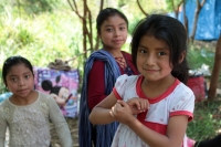 Viernes 24 de mayo del 2019. Chiapa de Corzo. Los niños desplazados del Ejido Puebla de Chenalho descansan este medio día al cumplirse un año más de los hechos violentos que les obligaron a salir de esta comunidad de Chiapas.